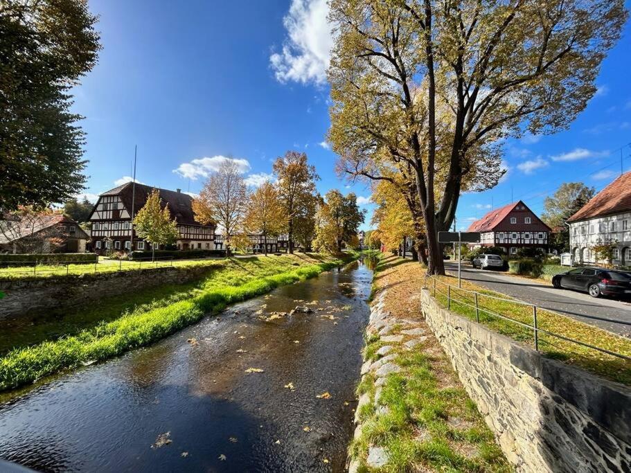 Ferienwohnung Fewo Marie Im Ferienhaus Selma In Zentraler Lage Großschönau Exterior foto