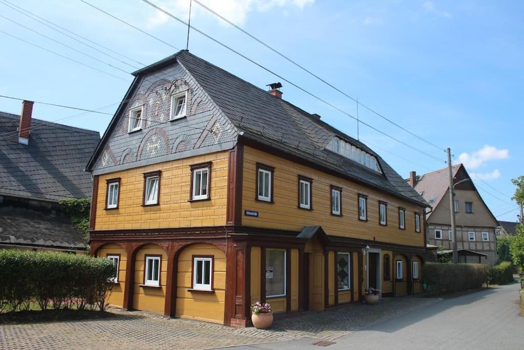 Ferienwohnung Fewo Marie Im Ferienhaus Selma In Zentraler Lage Großschönau Exterior foto