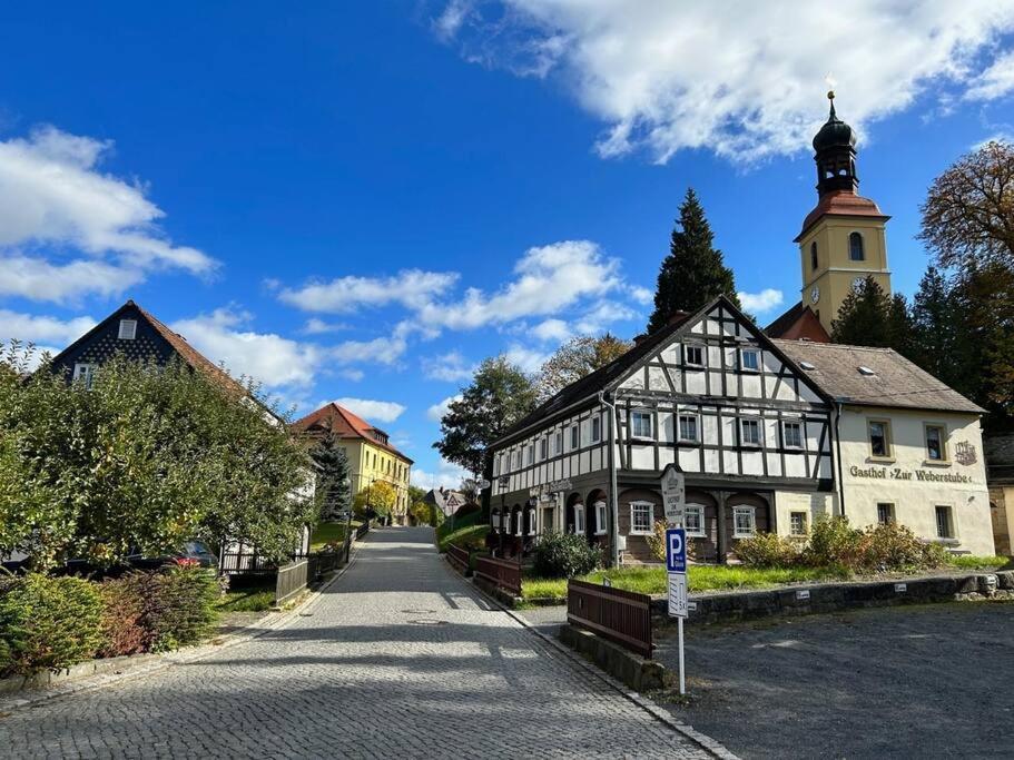 Ferienwohnung Fewo Marie Im Ferienhaus Selma In Zentraler Lage Großschönau Exterior foto